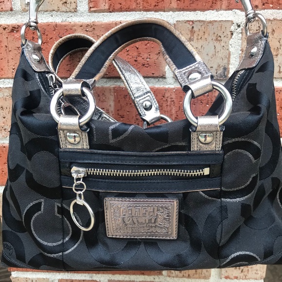 Coach Handbags - Coach poppy black GUC